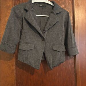 Wet Seal Charcoal Blazer Jacket